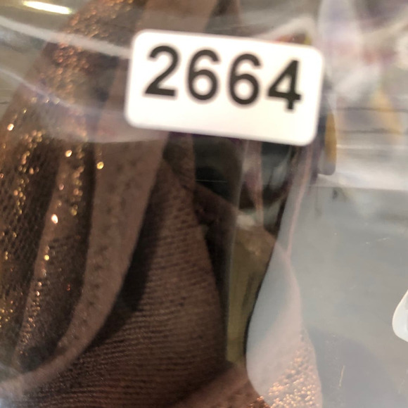 SKIMS Logo Mesh Foil Cami Bodysuit Cocoa Brown NWT Size 4X - Picture 12 of 12